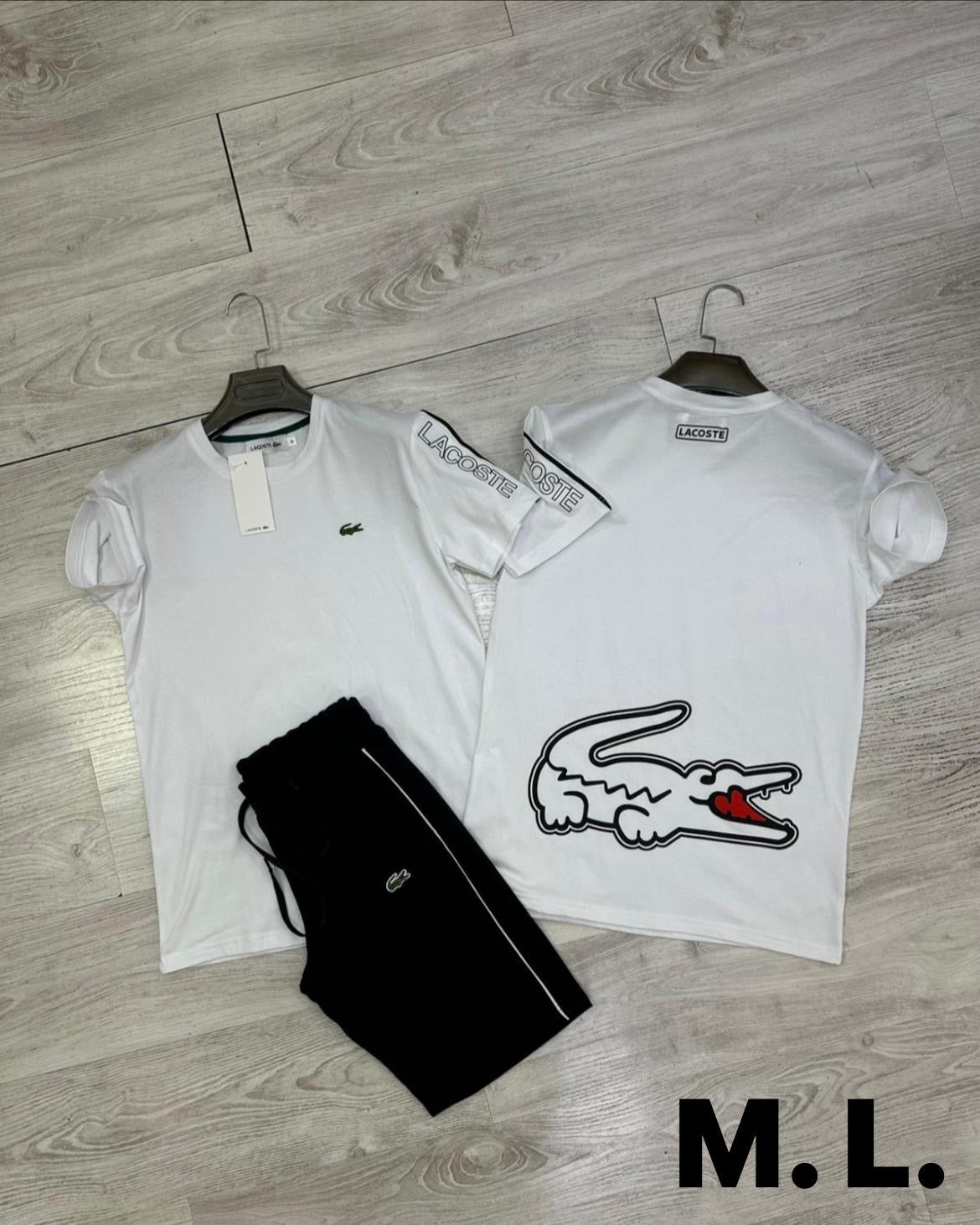 Conjunto verano Lacoste  blanco