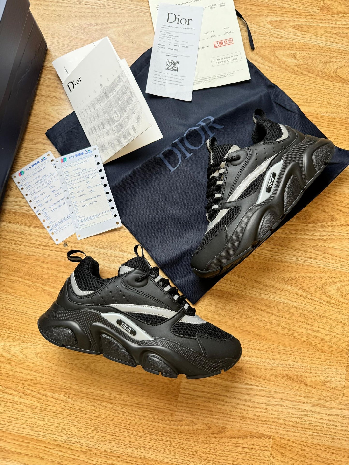 Zapatillas Dior B22 negro