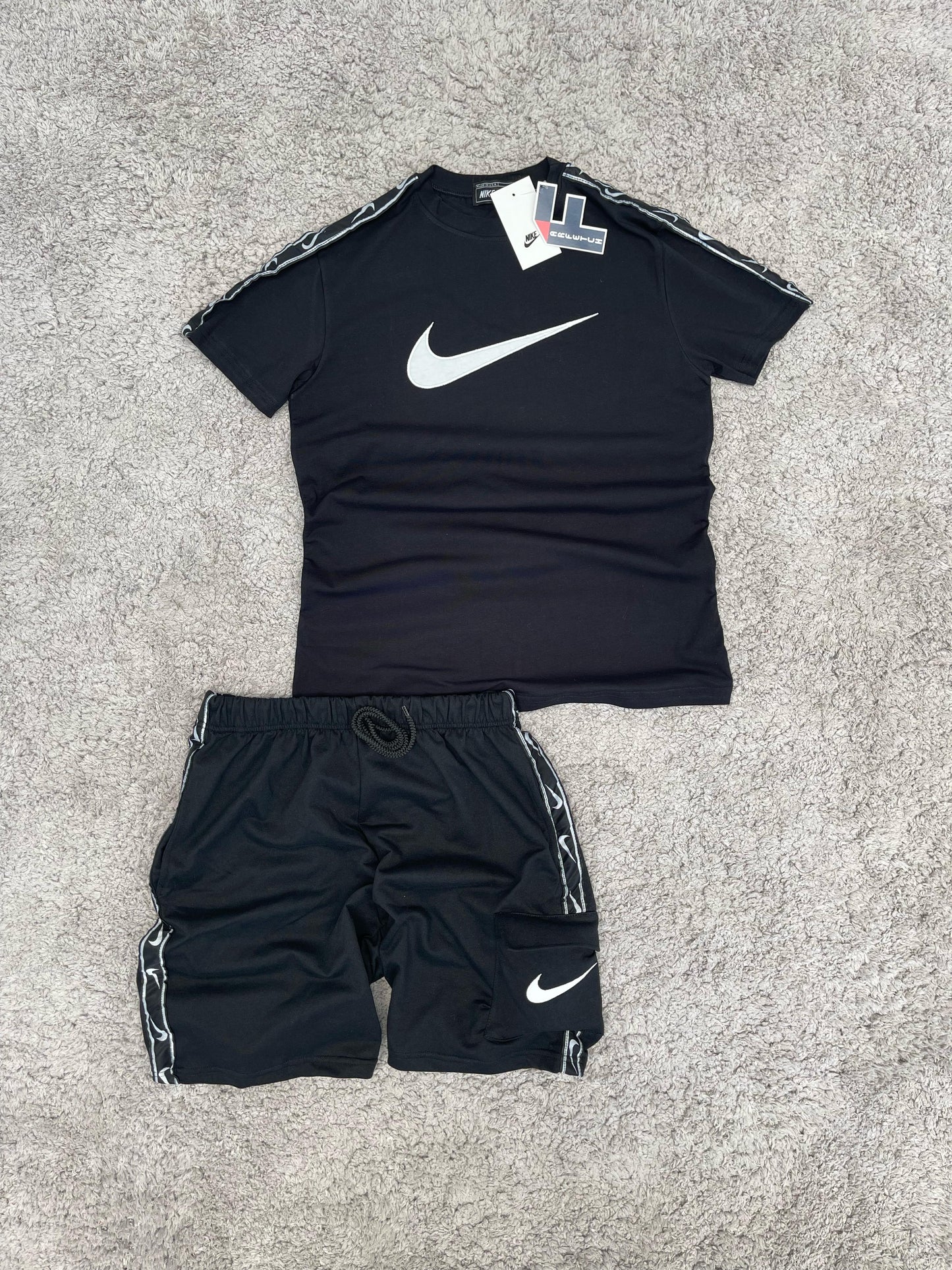 Conjunto verano nike Negro
