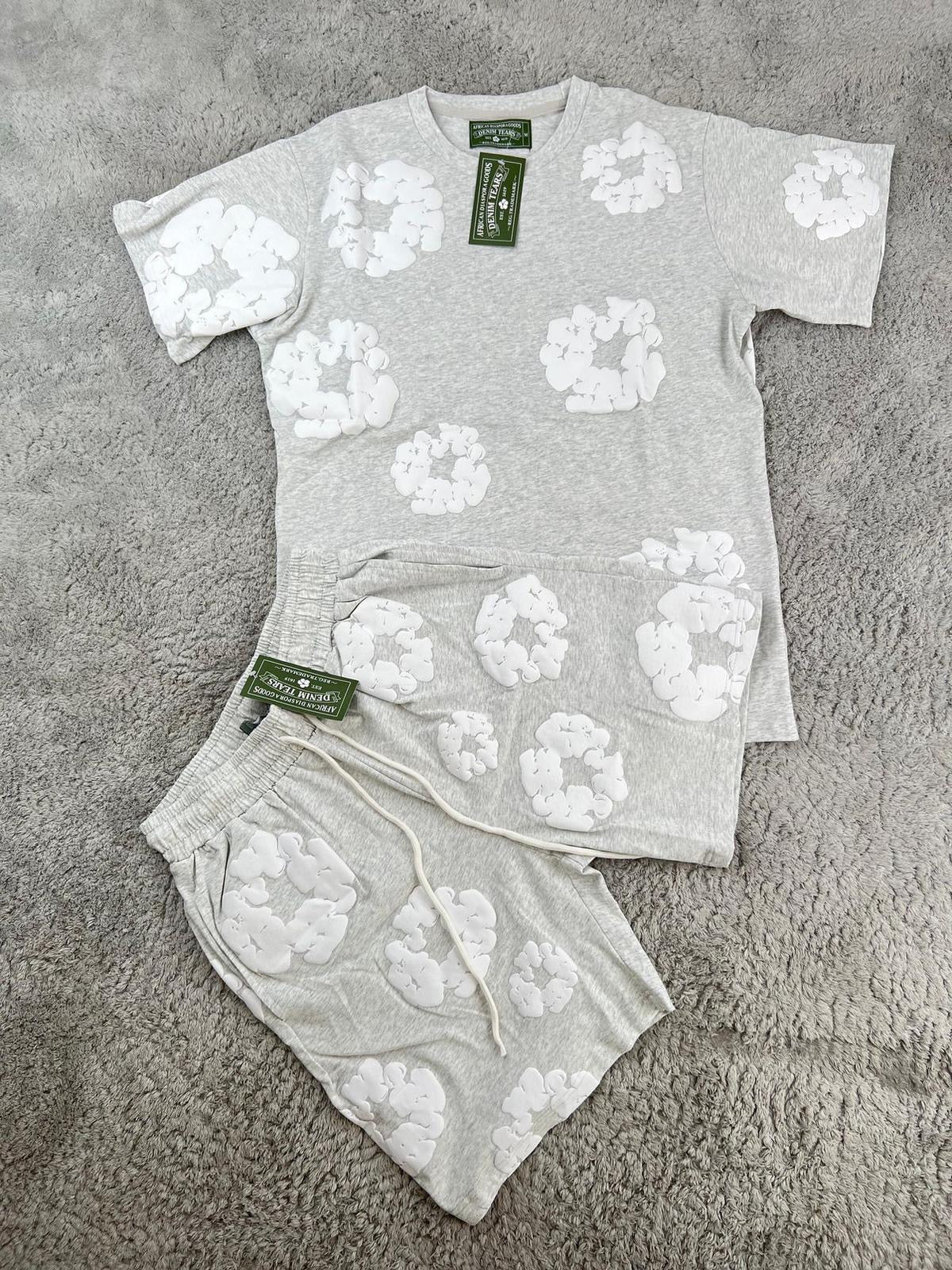 Conjunto verano denim tears gris