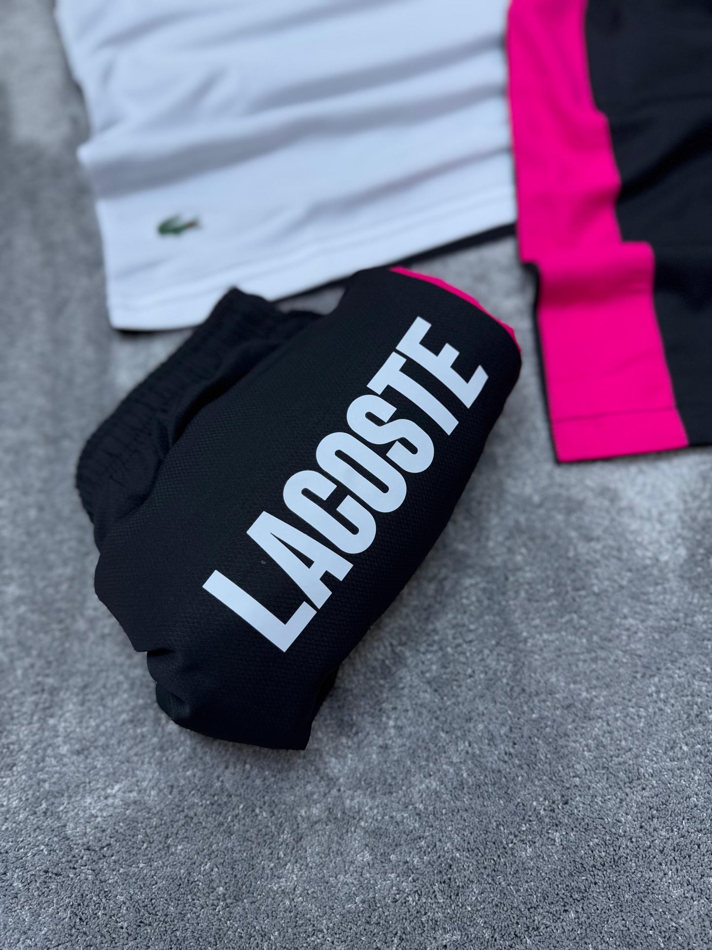 Conjunto verano Lacoste rosa