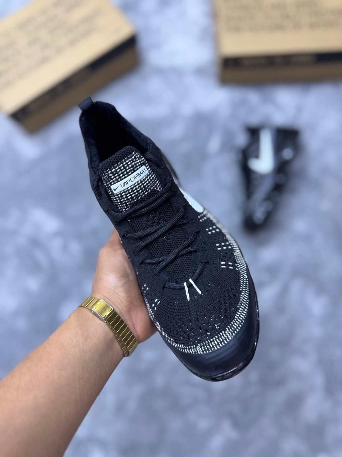 NIKE VAPORMAX NEGRO CALIDAD G5