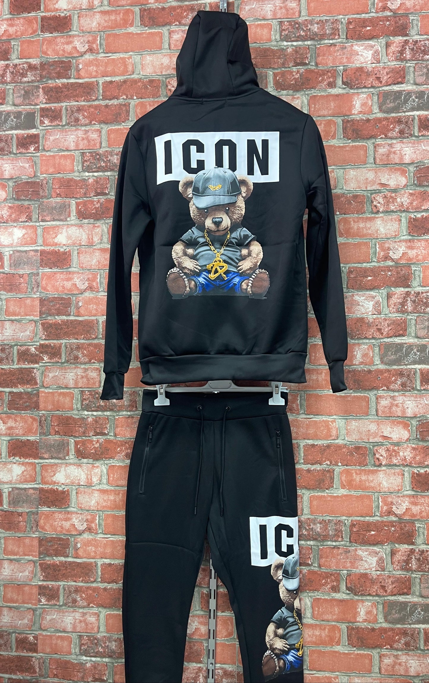 Chándal icon bordado negro