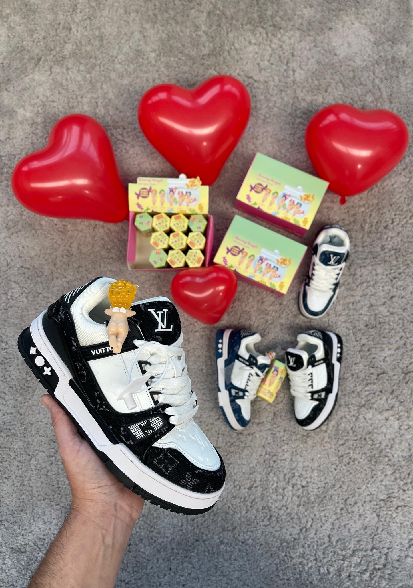 Zapatillas Louis Vuitton “Máxima calidad” *negro*