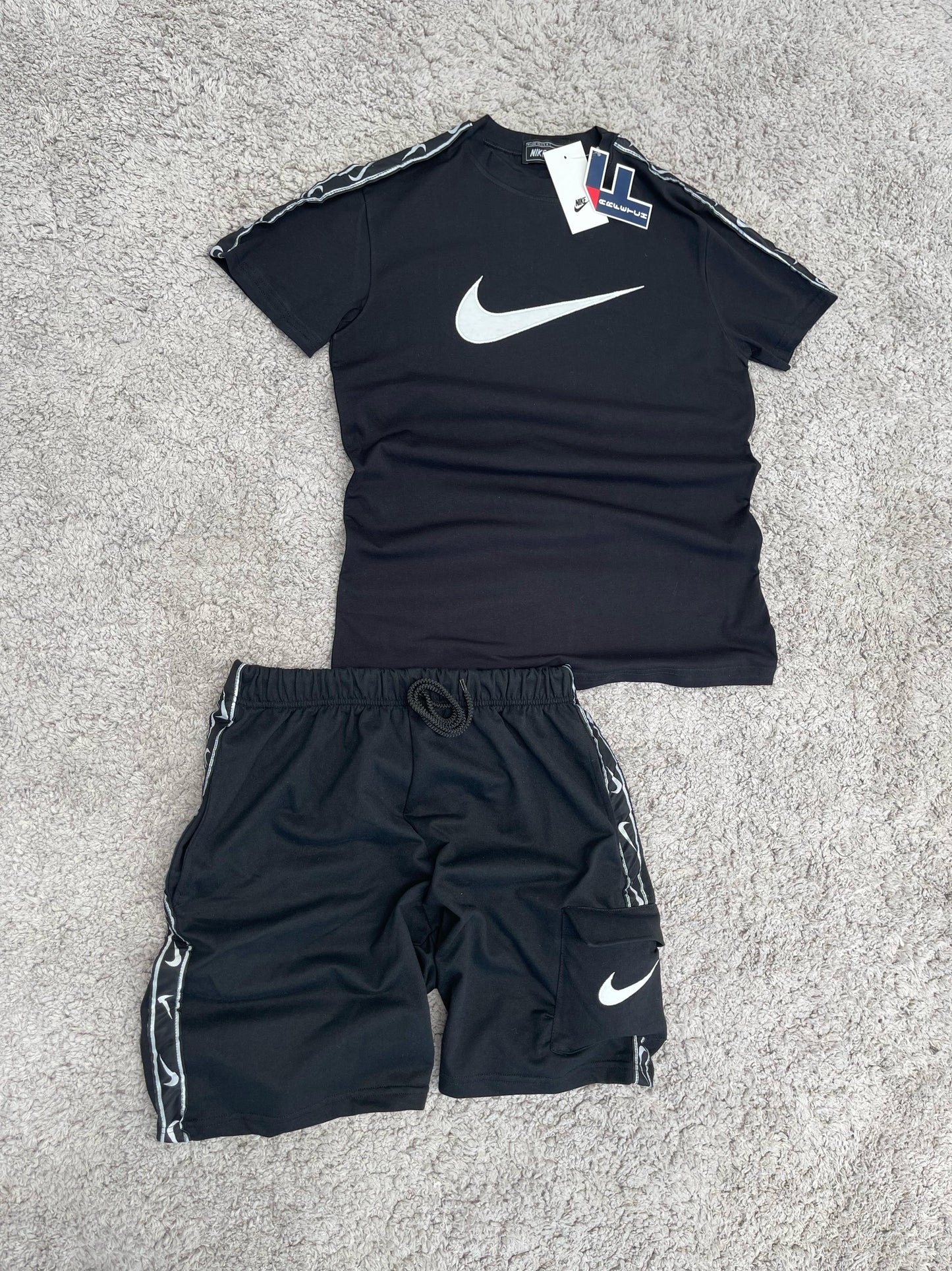 Conjunto verano nike Negro