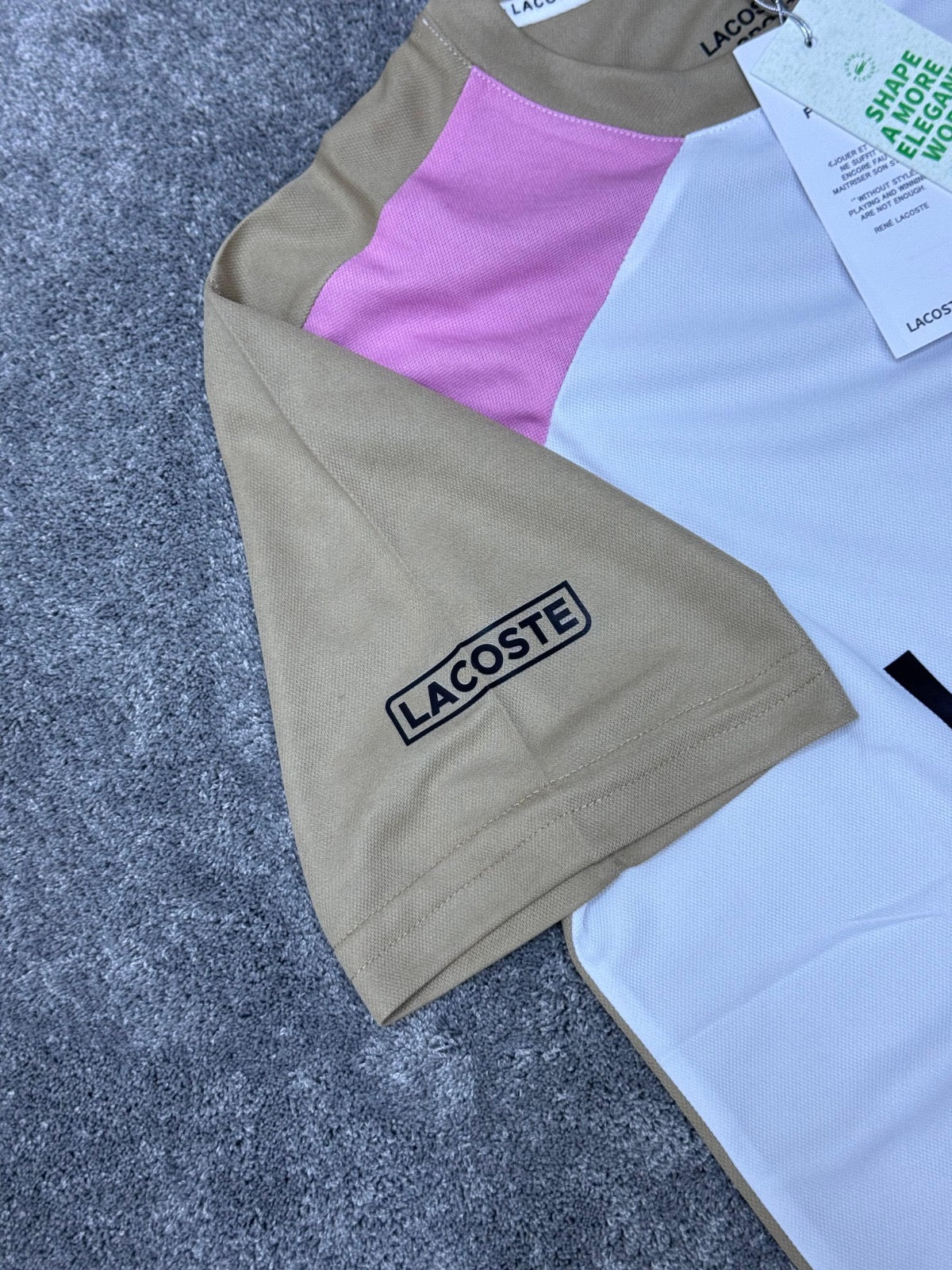 Conjunto verano Lacoste crema