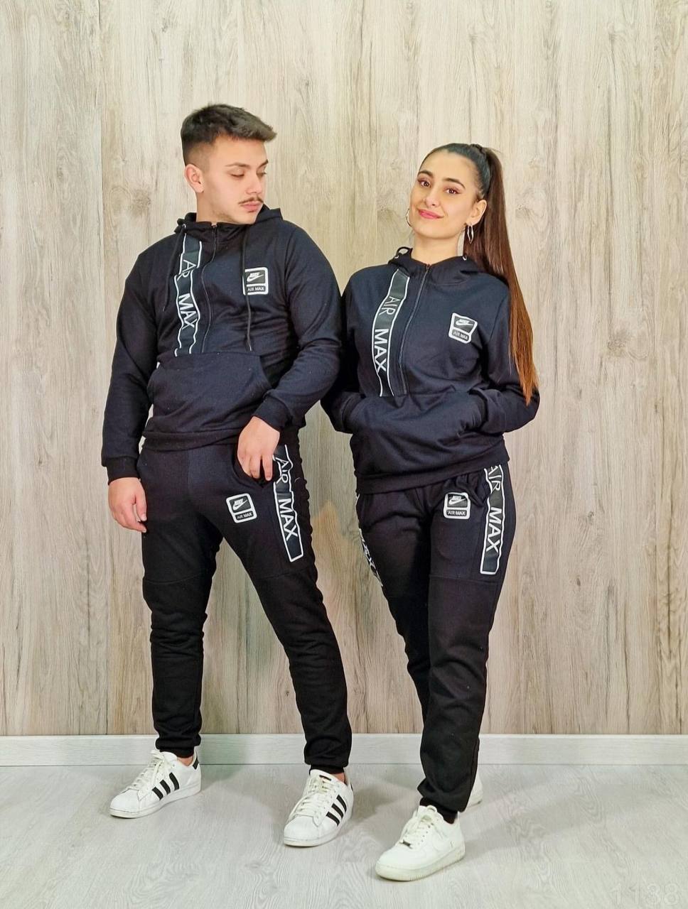 Chándal EA7 bordado negro