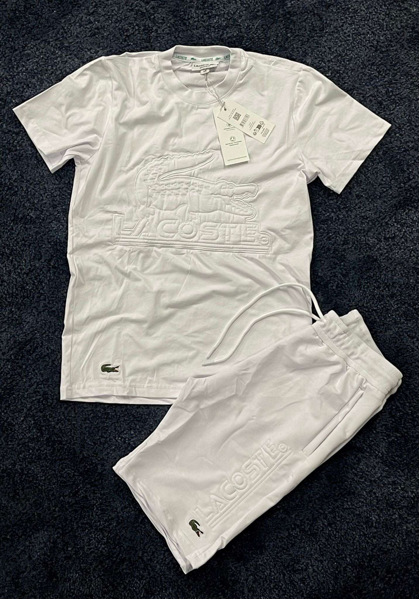 Conjunto lacoste Blanco verano