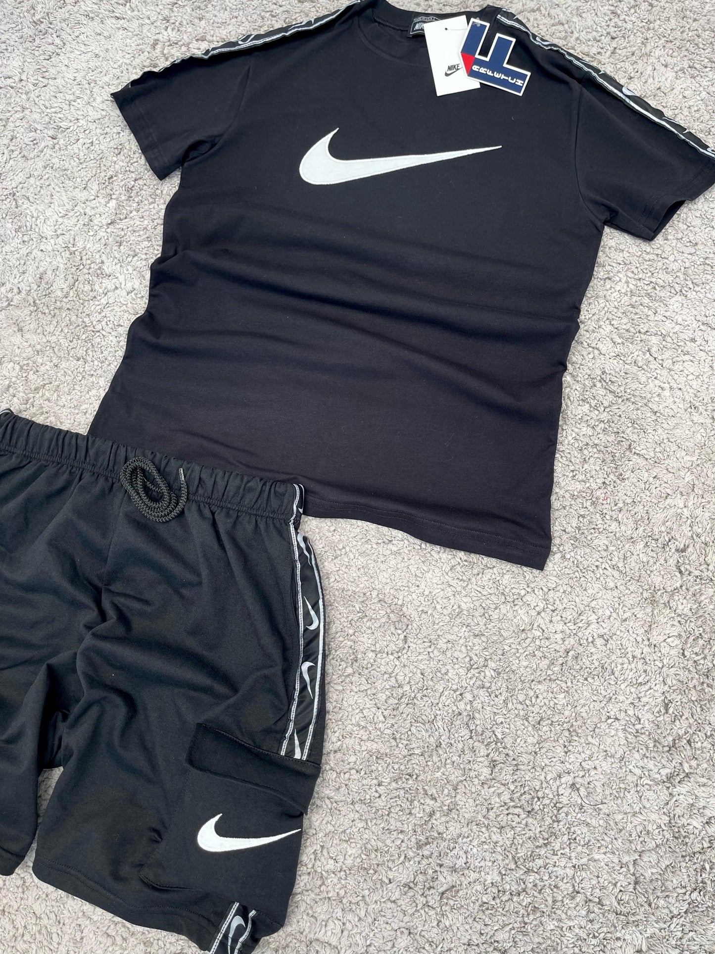 Conjunto verano nike Negro