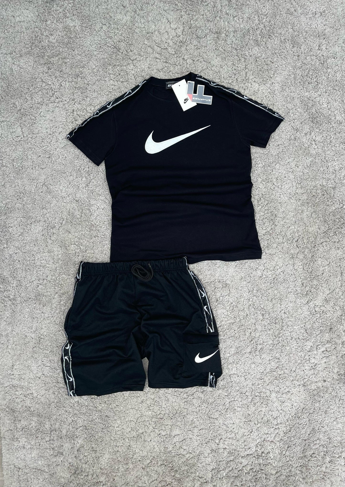 Conjunto verano nike Negro