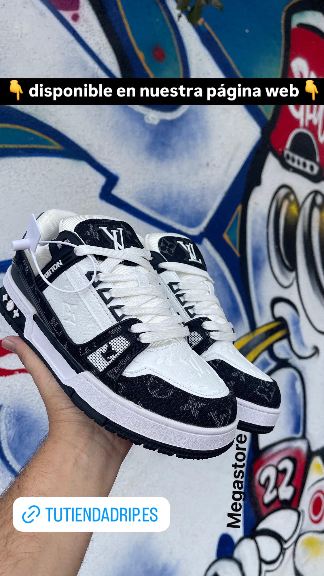 Zapatillas Louis Vuitton “Máxima calidad” *negro*