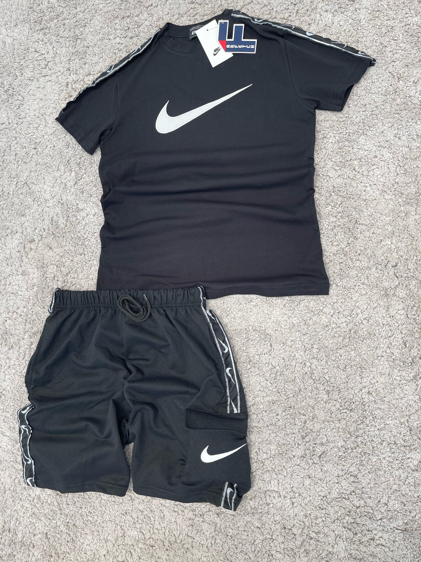 Conjunto verano nike Negro