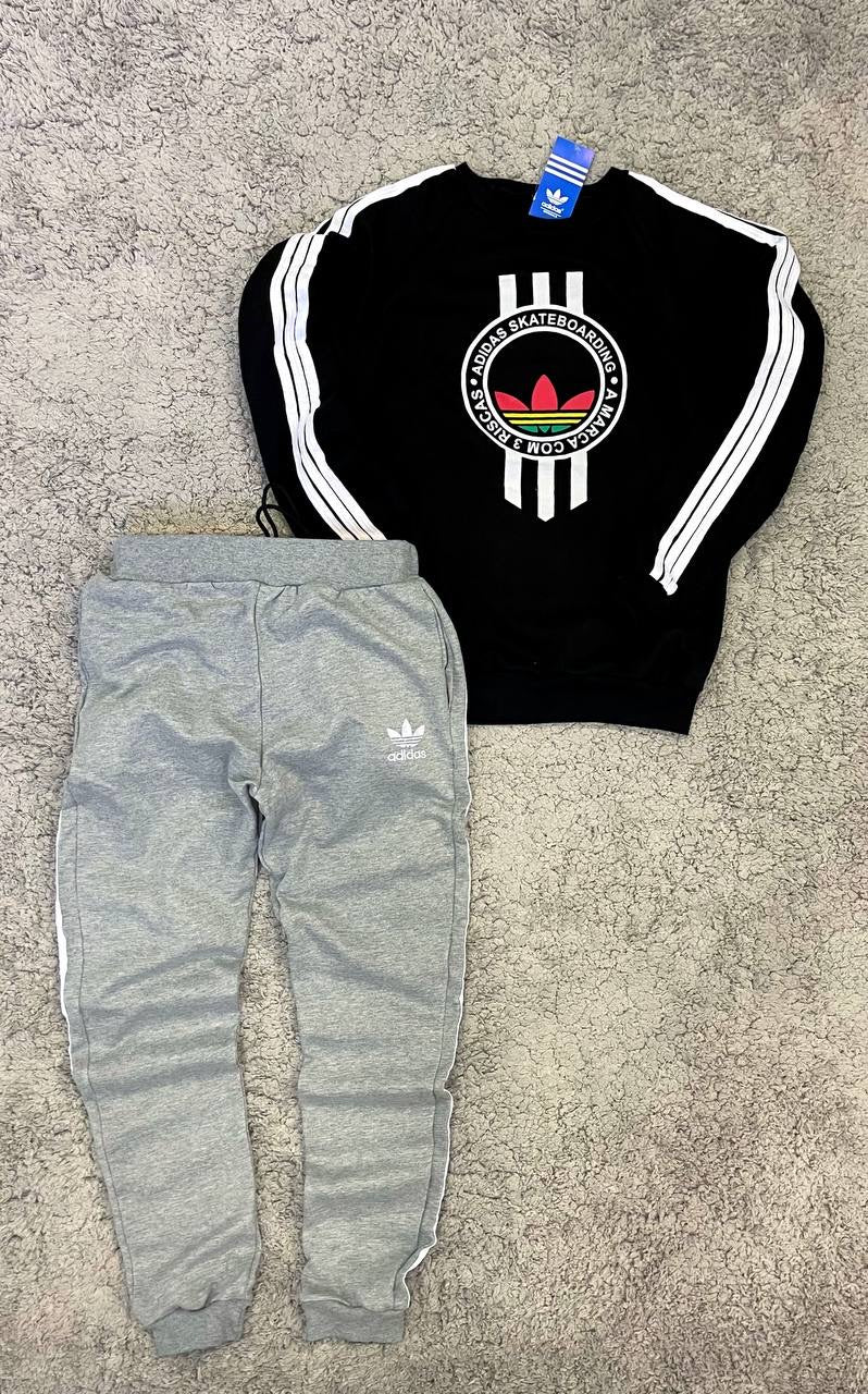 Conjunto Adidas Skate boarding Negro