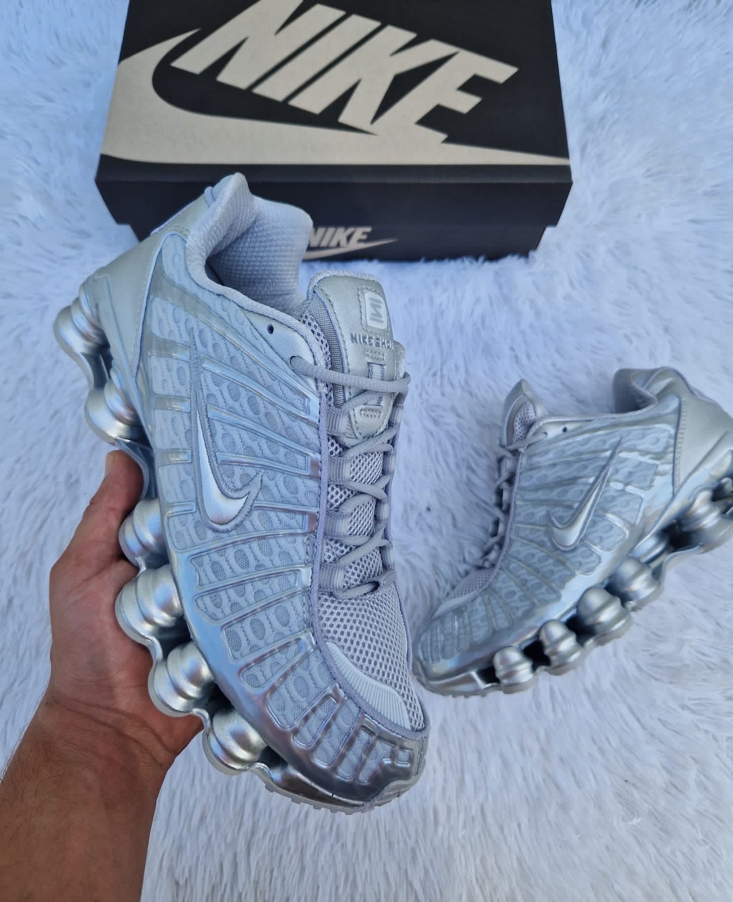 Nike Shox plata “Máxima calidad”