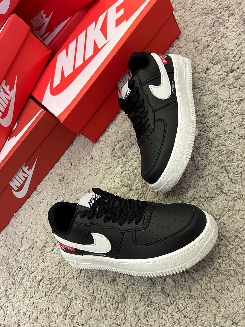 Air force 1 & the north face & supreme