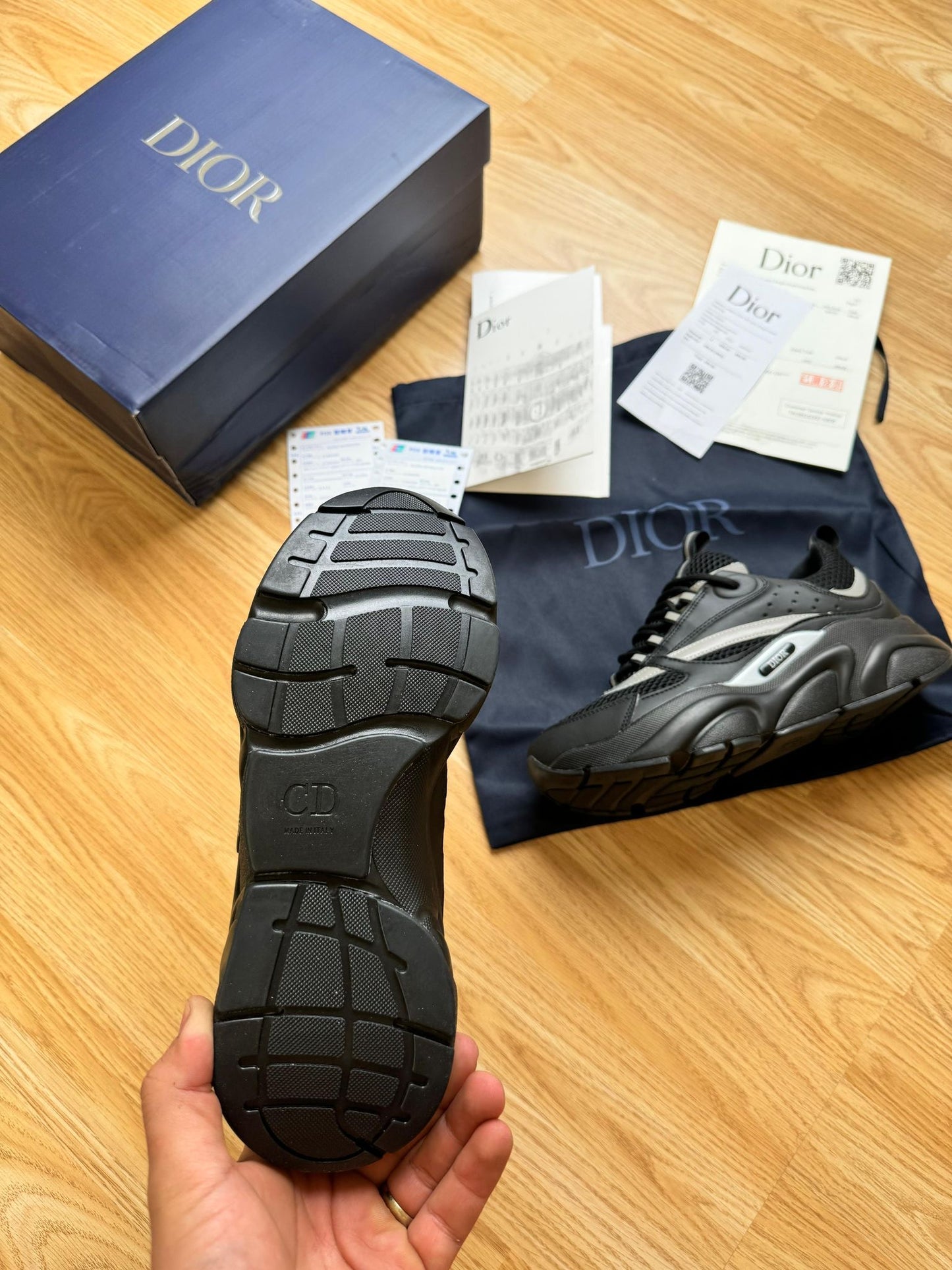 Zapatillas Dior B22 negro