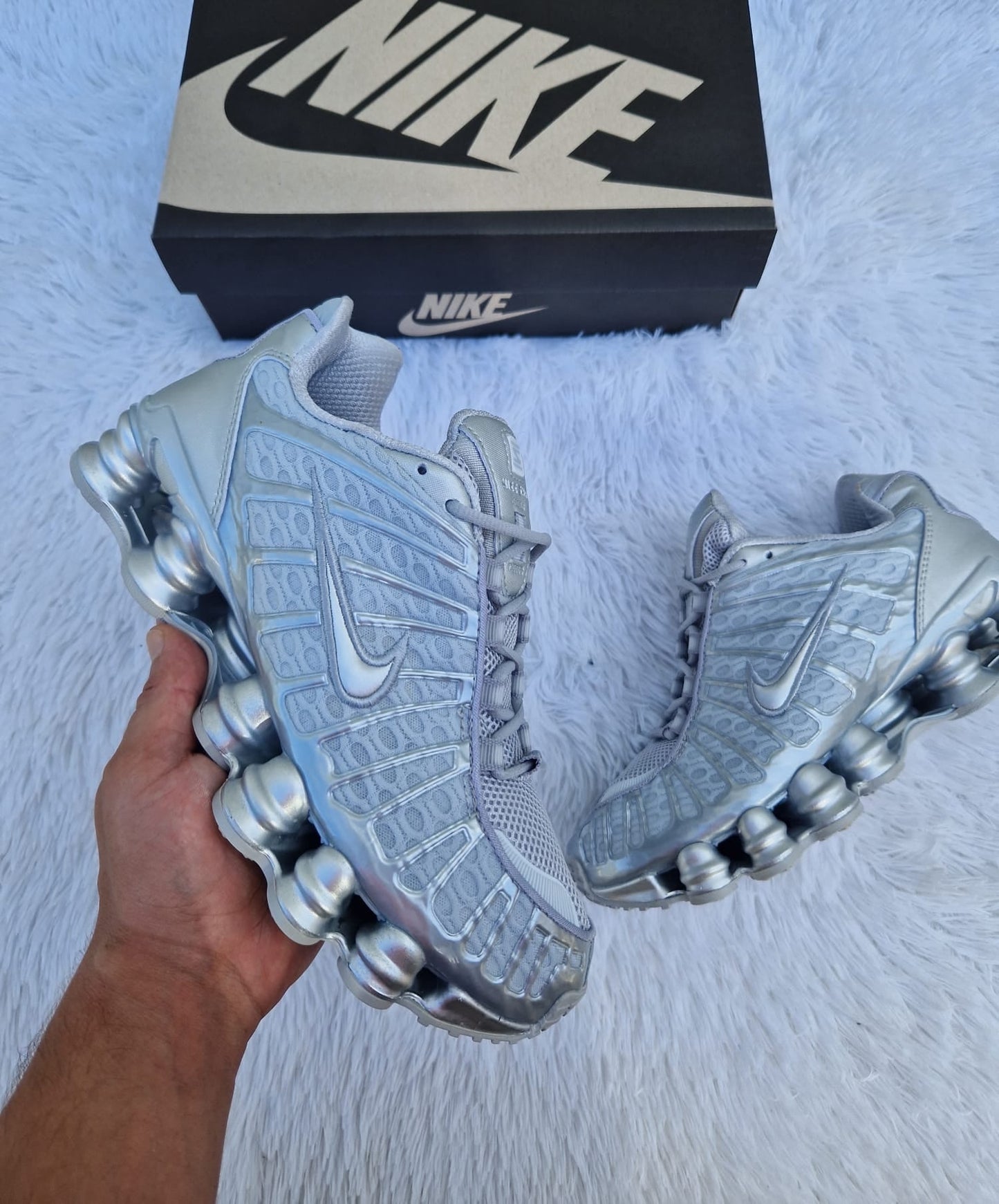 Nike Shox plata “Máxima calidad”