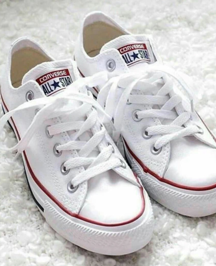 Converse baja blanca