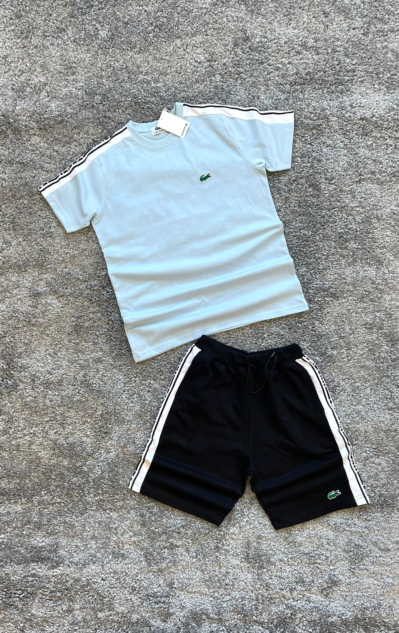 Conjunto lacoste azul verano
