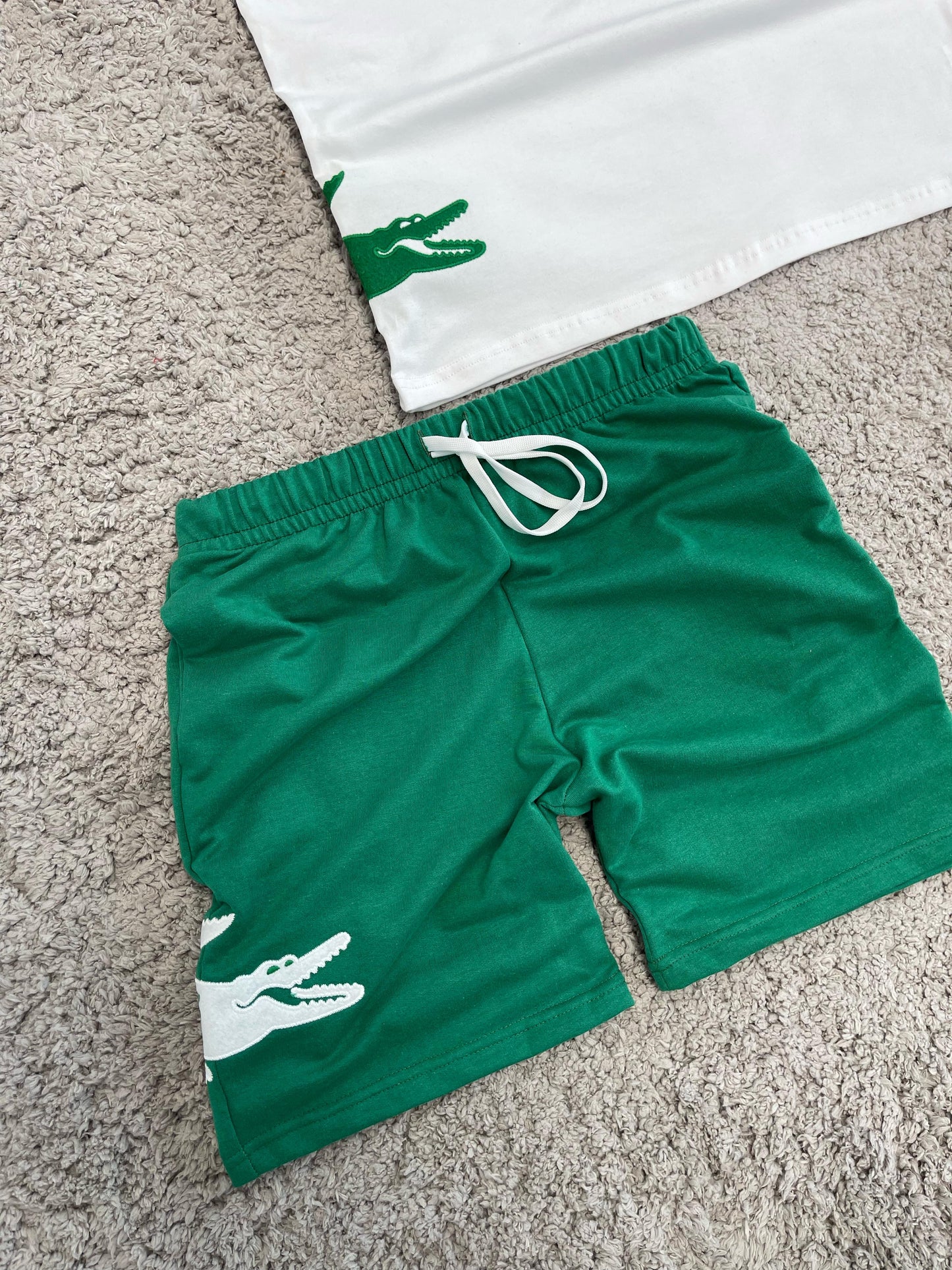 Conjunto verano Lacoste BLANCO/VERDE