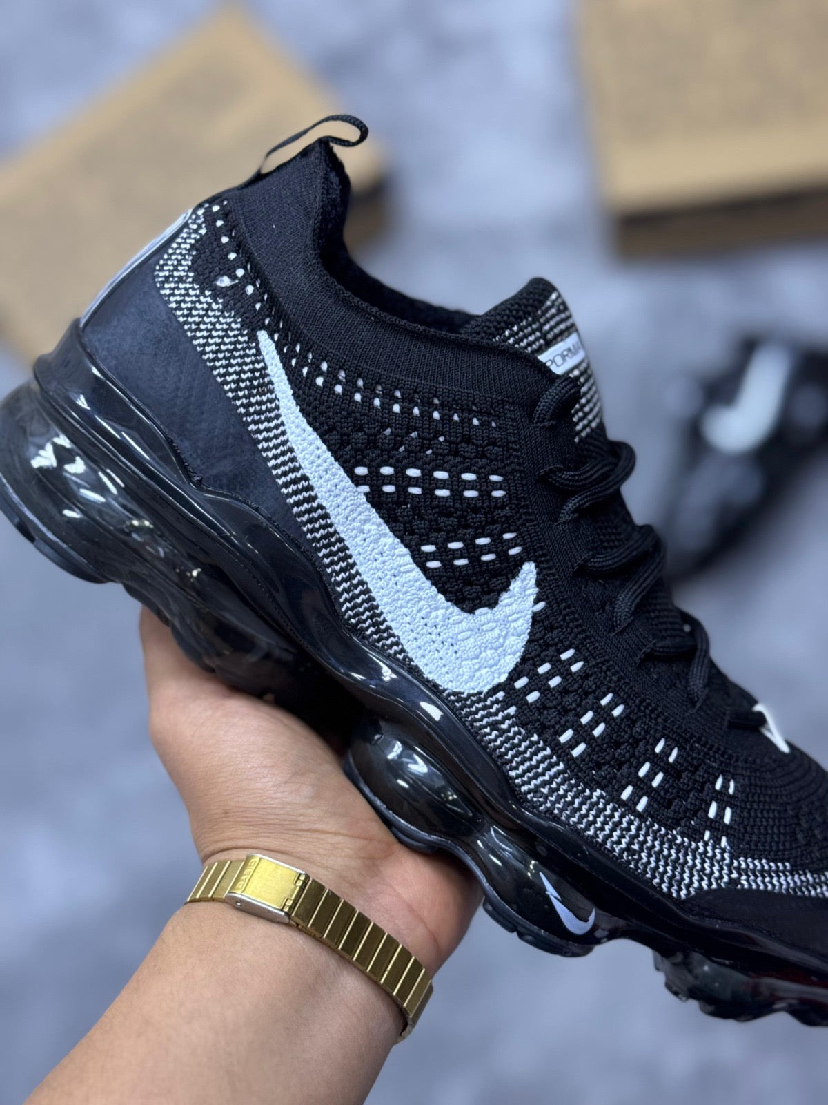NIKE VAPORMAX NEGRO CALIDAD G5