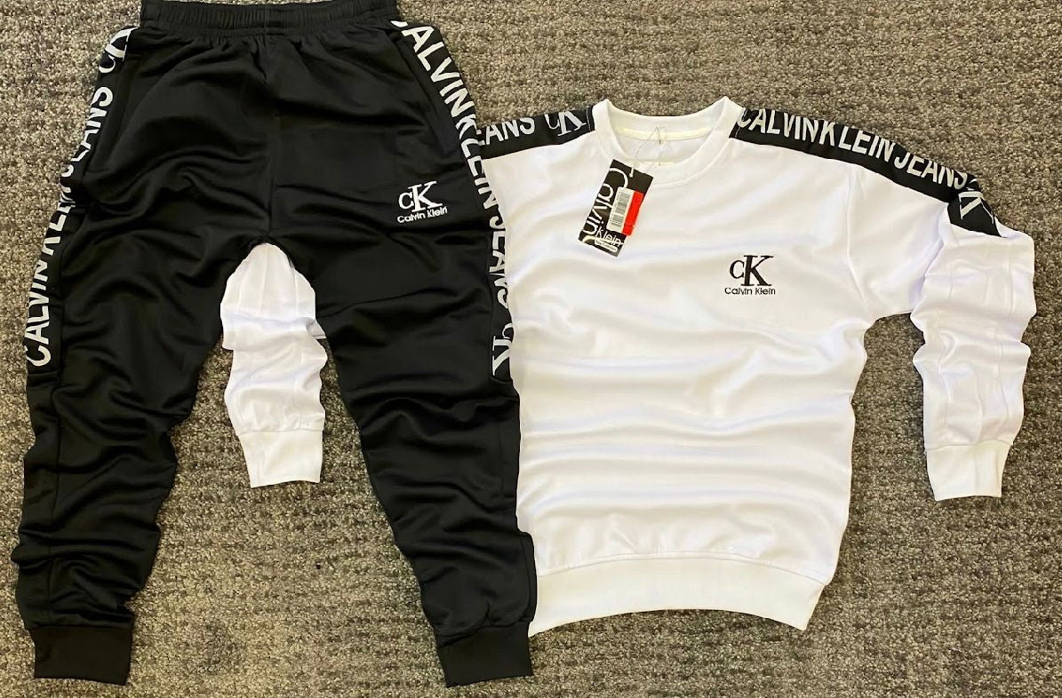 Chándal Calvin Klein bordado blanco