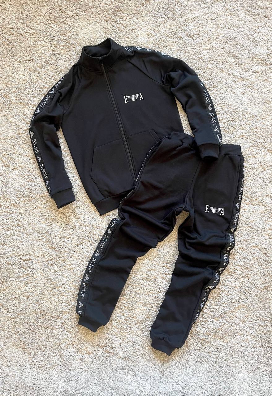 Chándal EA7 armani negro