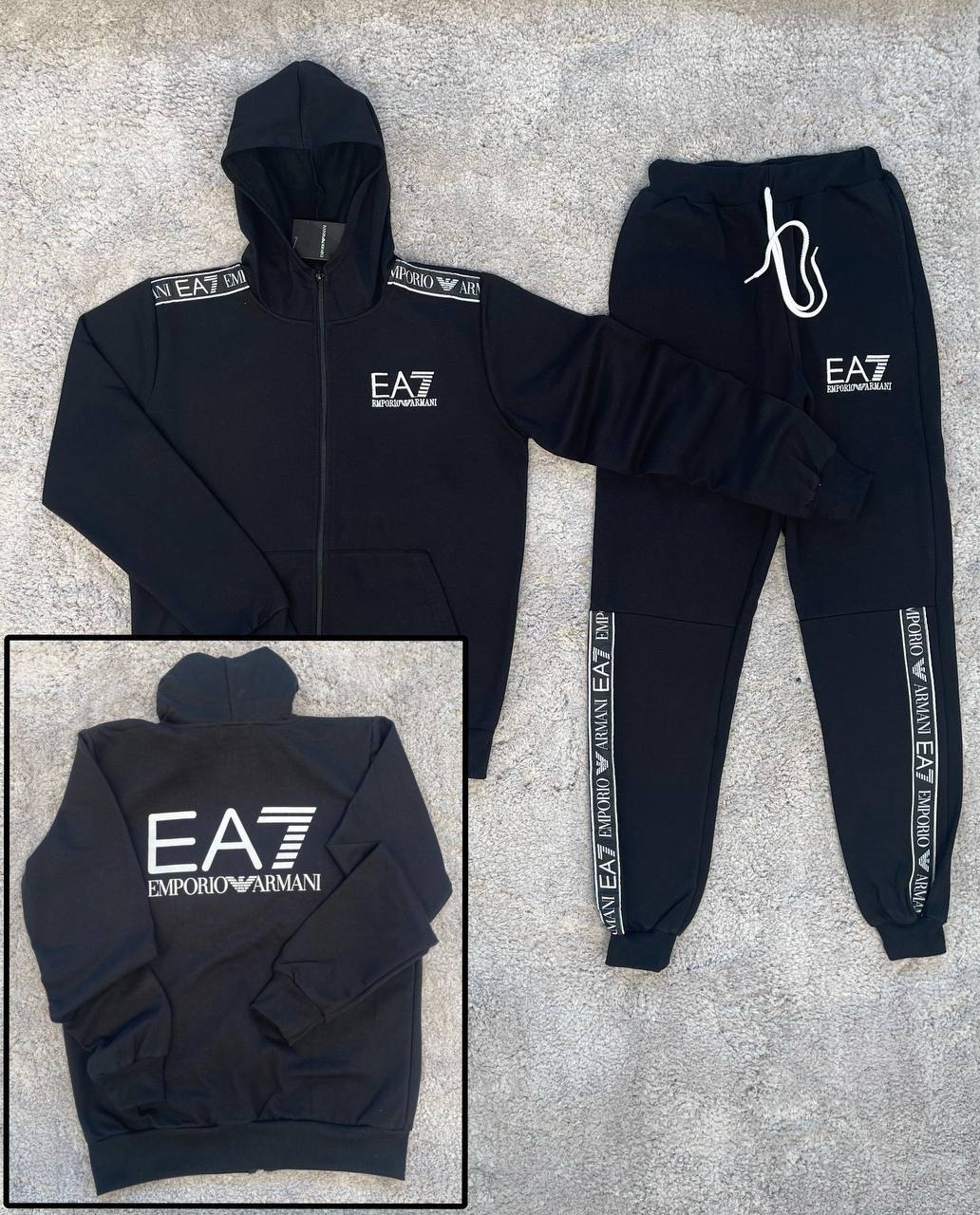 Chándal EA7 armani negro