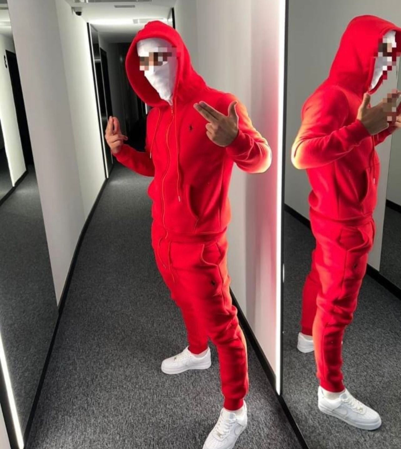 Chandal  Ralf Lauren rojo