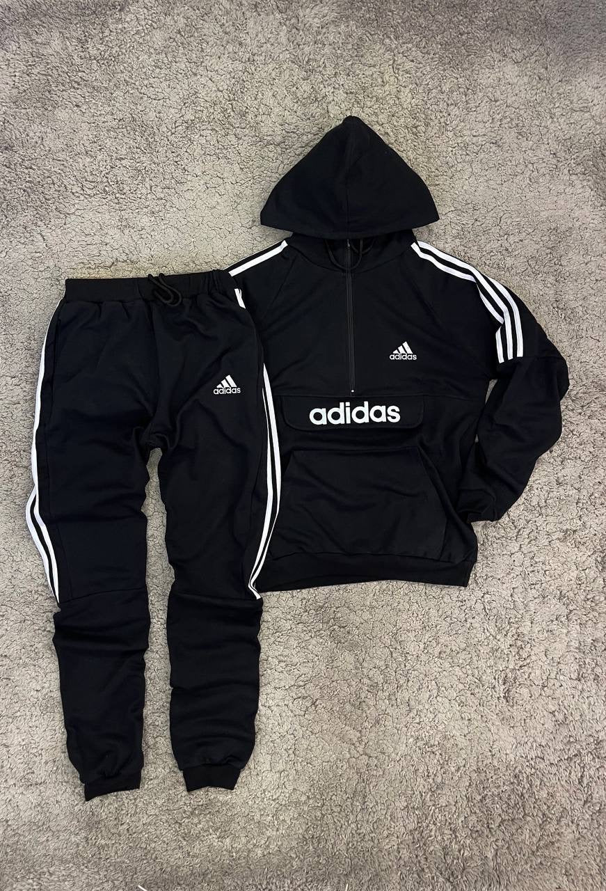 Chándal Adidas bordado negro
