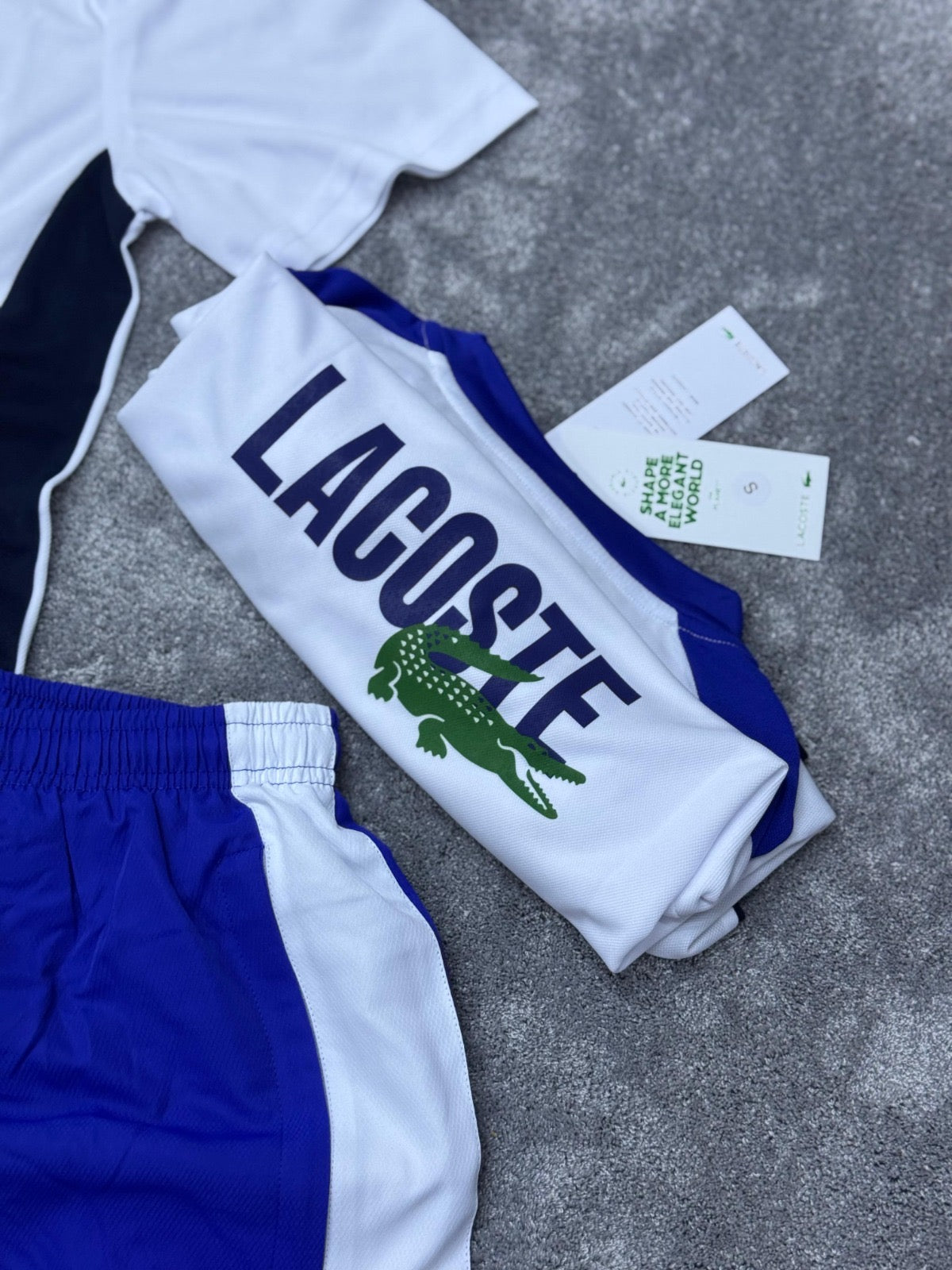 Conjunto verano Lacoste azul