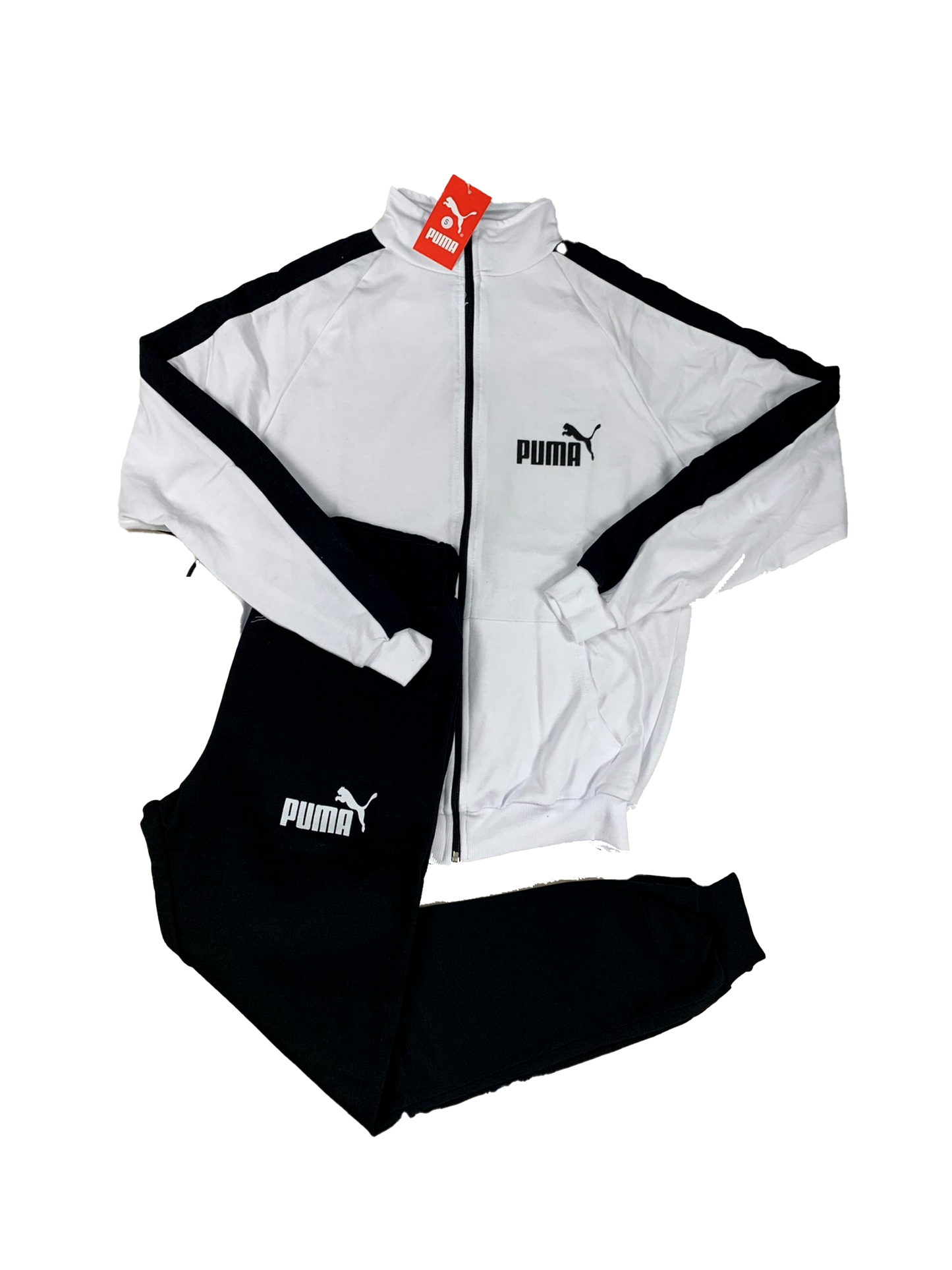 Chándal Puma Negro y Blanco