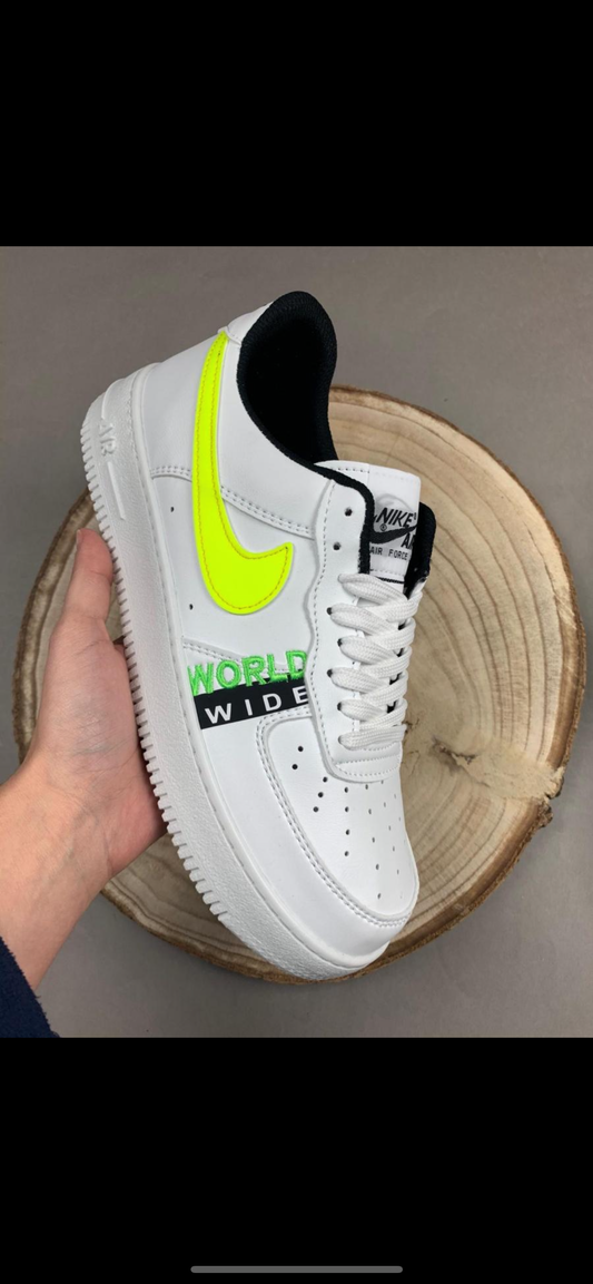 Zapatillas Air Force 1 Blancas-Amarillas