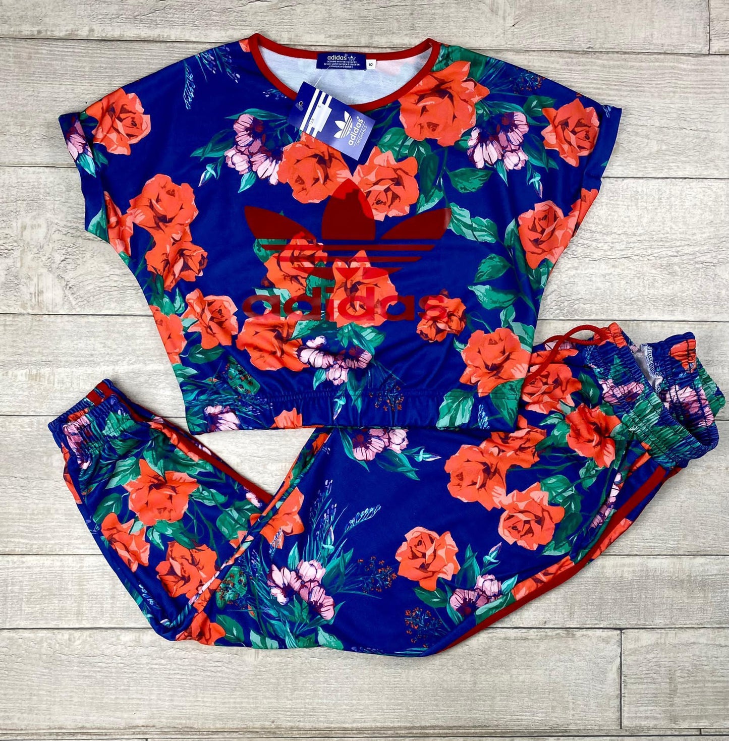 Conjuntos Adidas Flowers