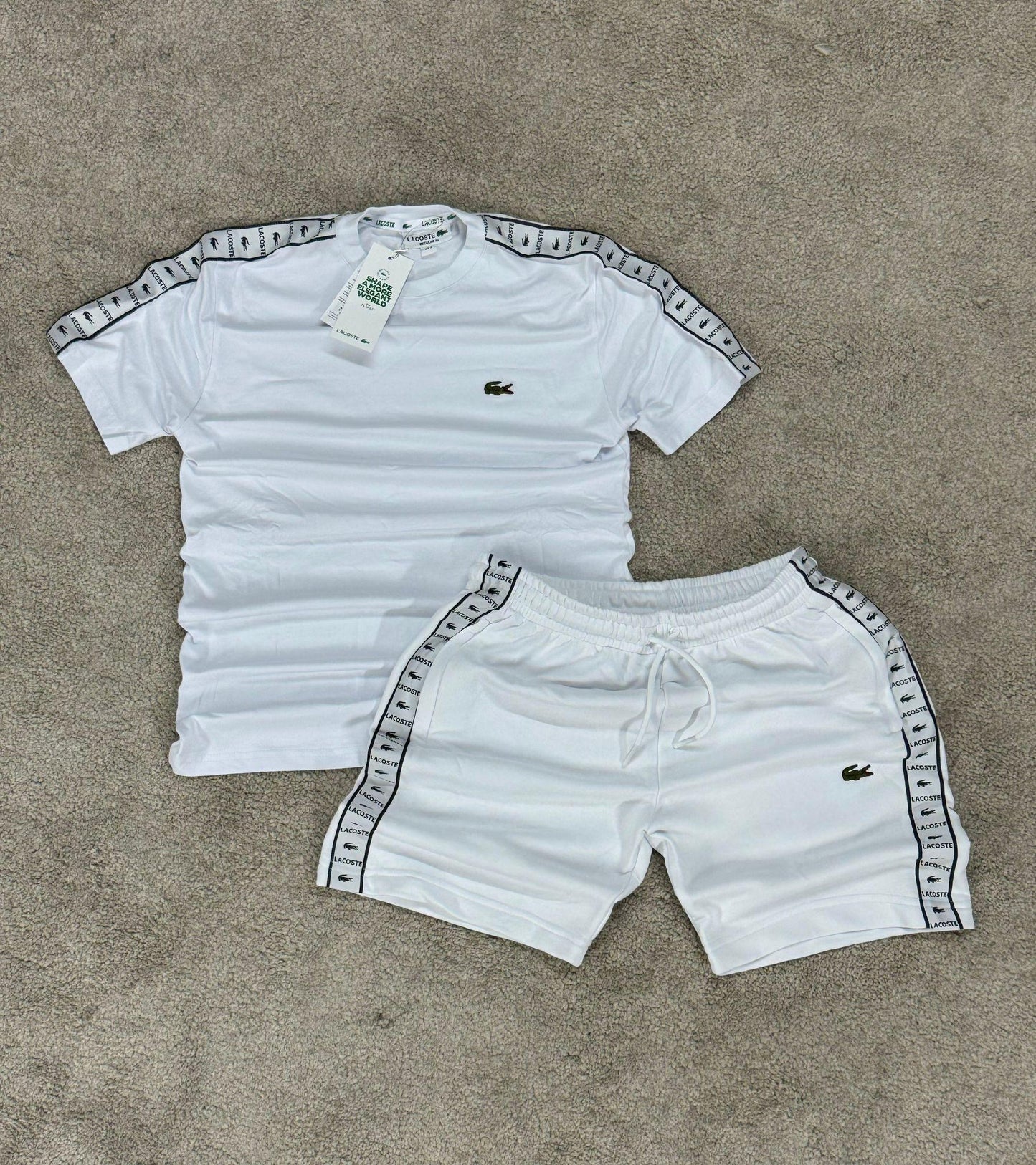 Conjunto verano Lacoste Blanco