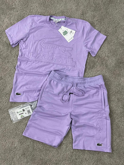 Conjunto verano Lacoste  morado