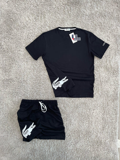 Conjunto verano Lacoste NEGRO