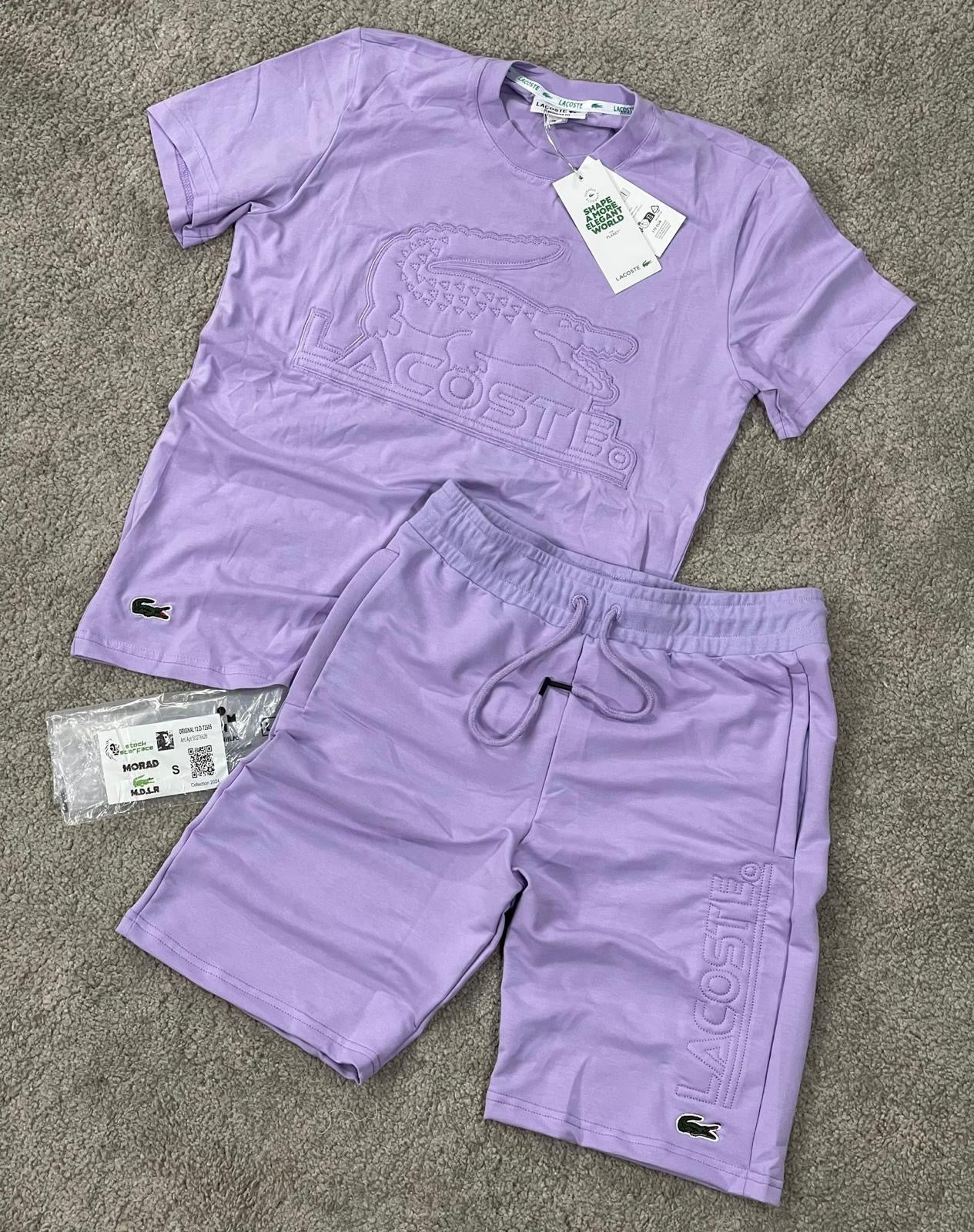 Conjunto verano Lacoste  morado