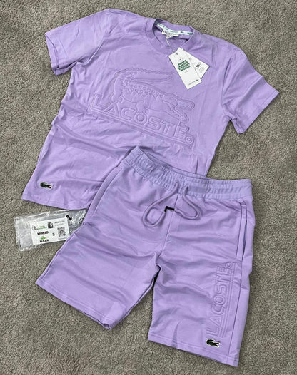 Conjunto verano Lacoste  morado
