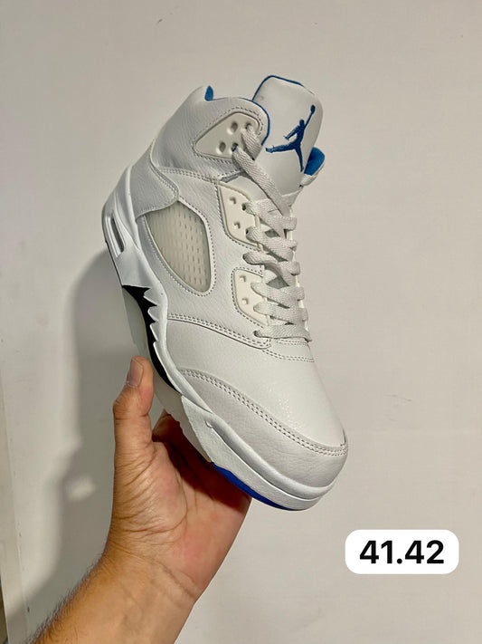 Jordan retro 5 blanco