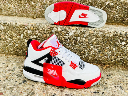 Jordan Retro 4 Fire Red Máxima Calidad