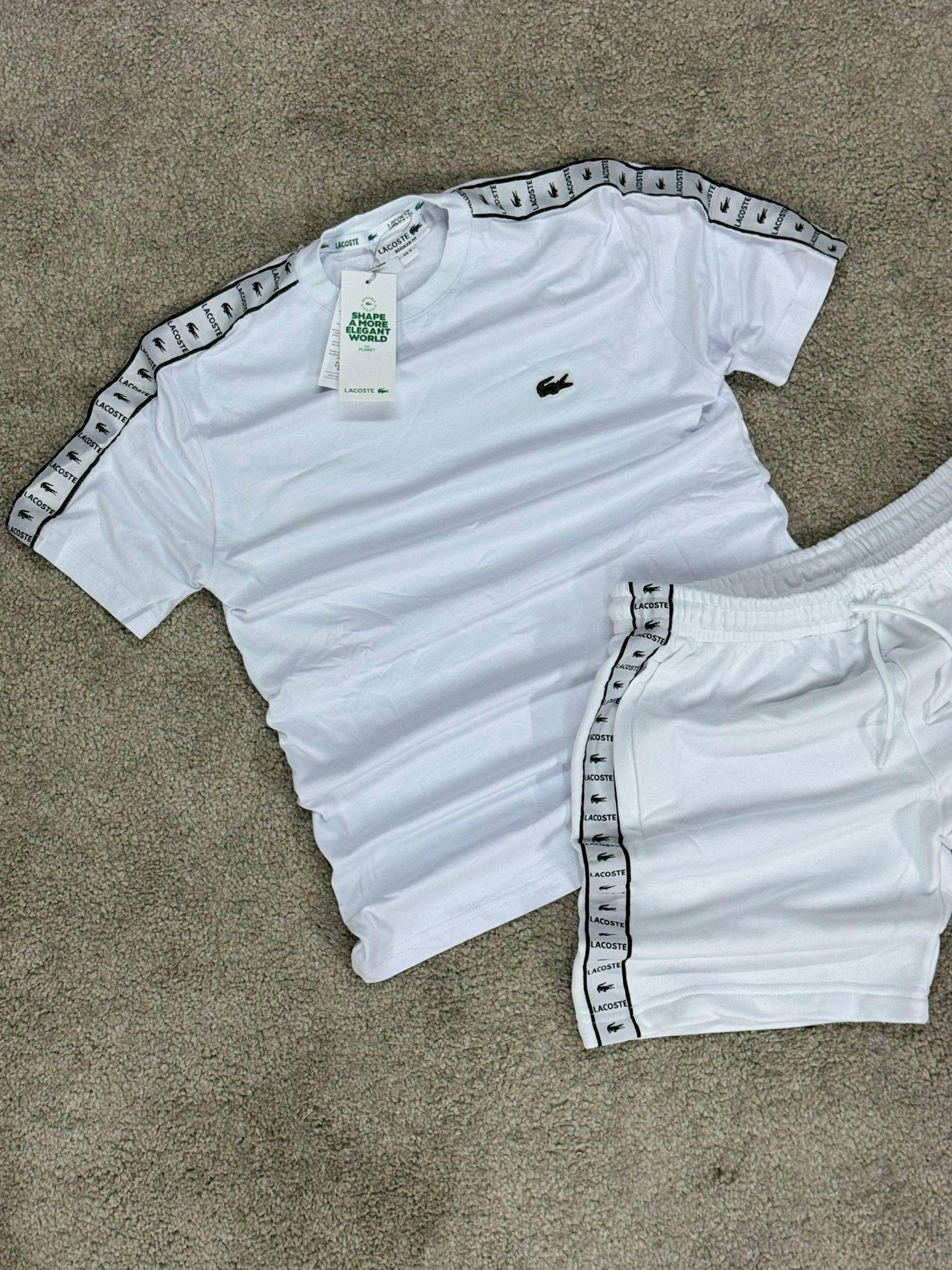 Conjunto verano Lacoste Blanco