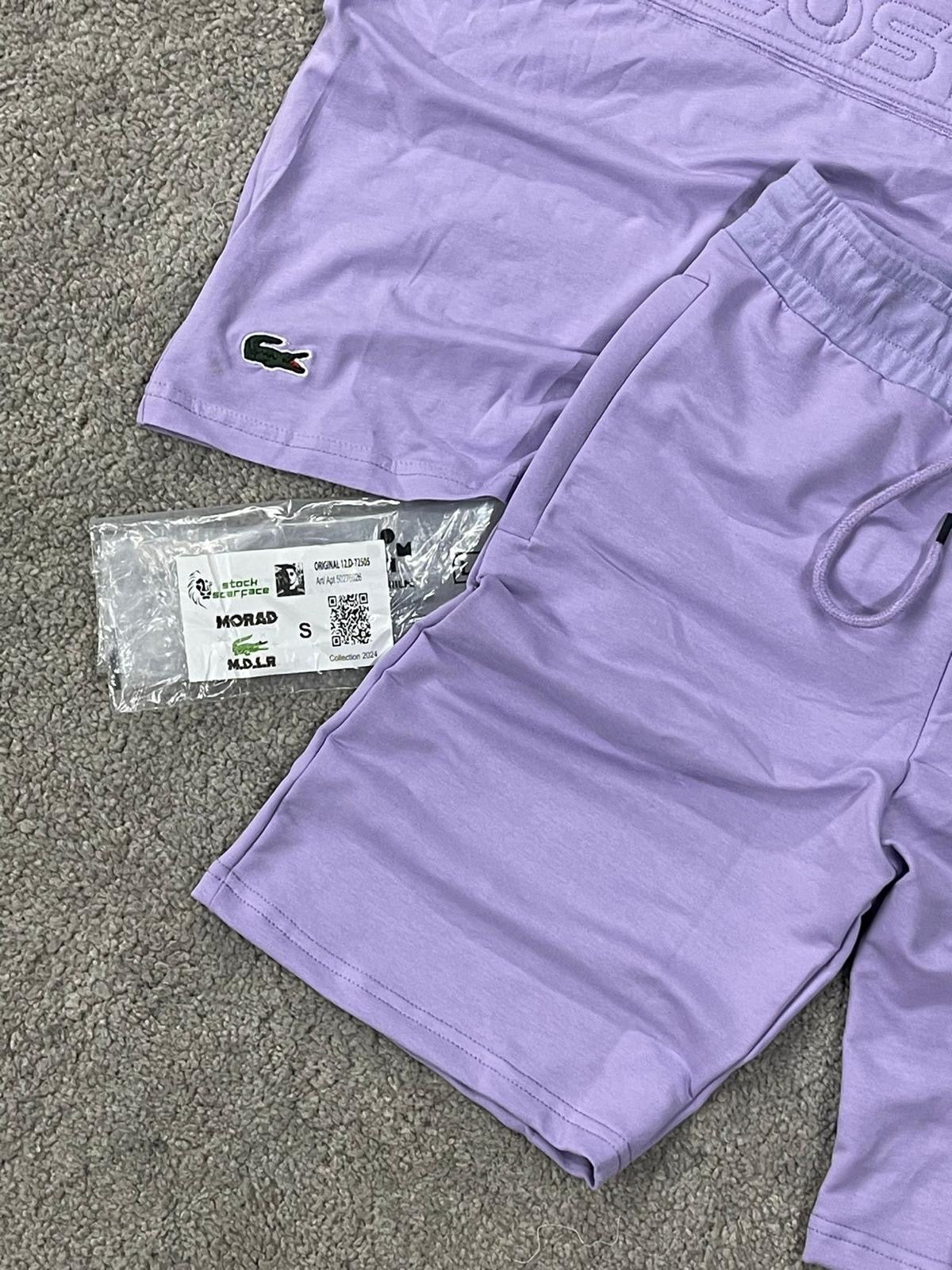 Conjunto verano Lacoste  morado