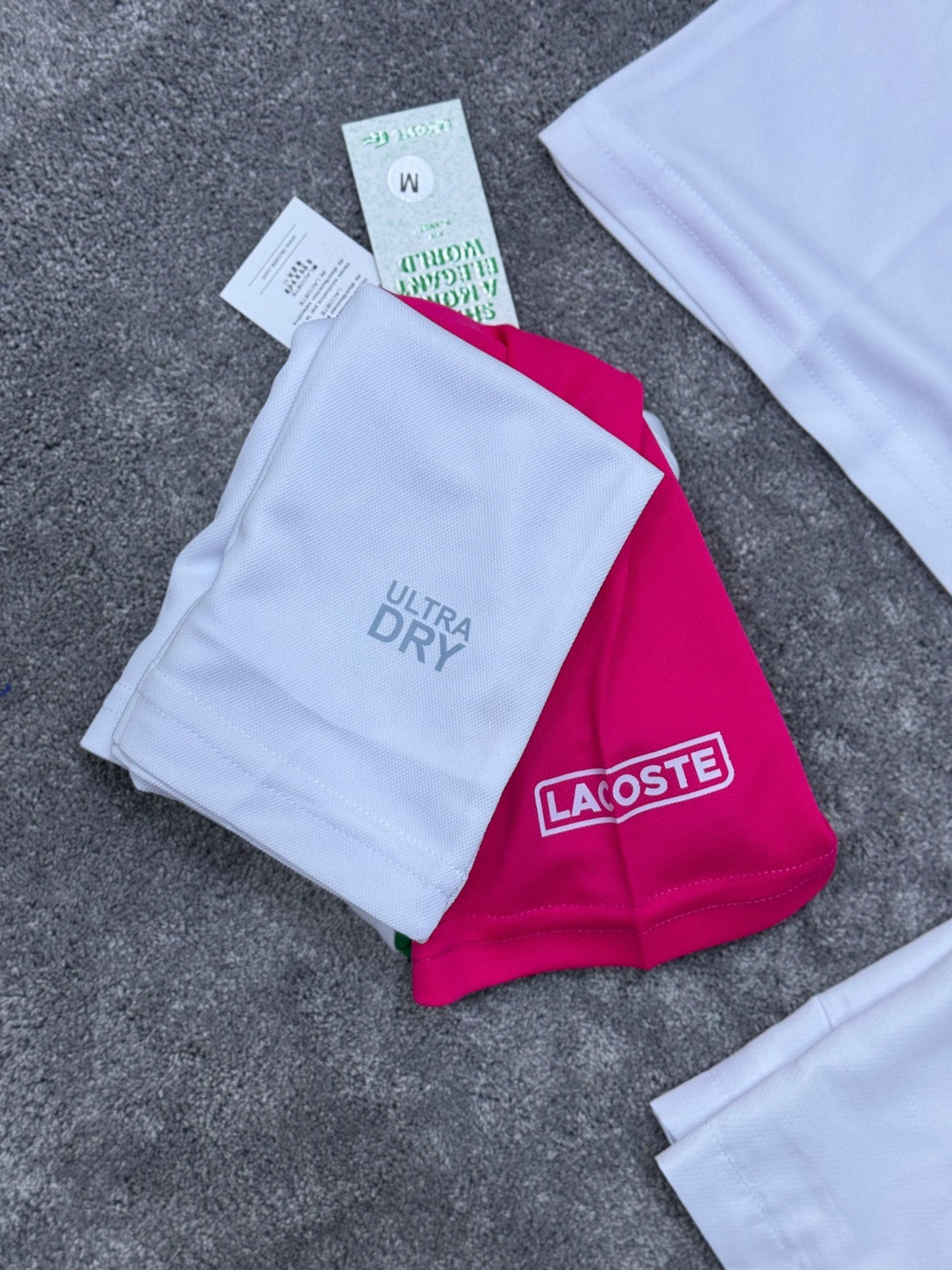 Conjunto verano Lacoste verde/rojo