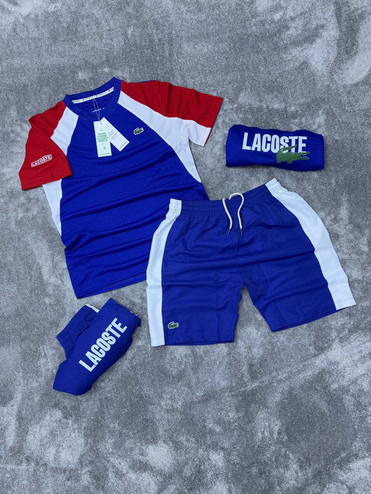 Conjunto verano Lacoste azul