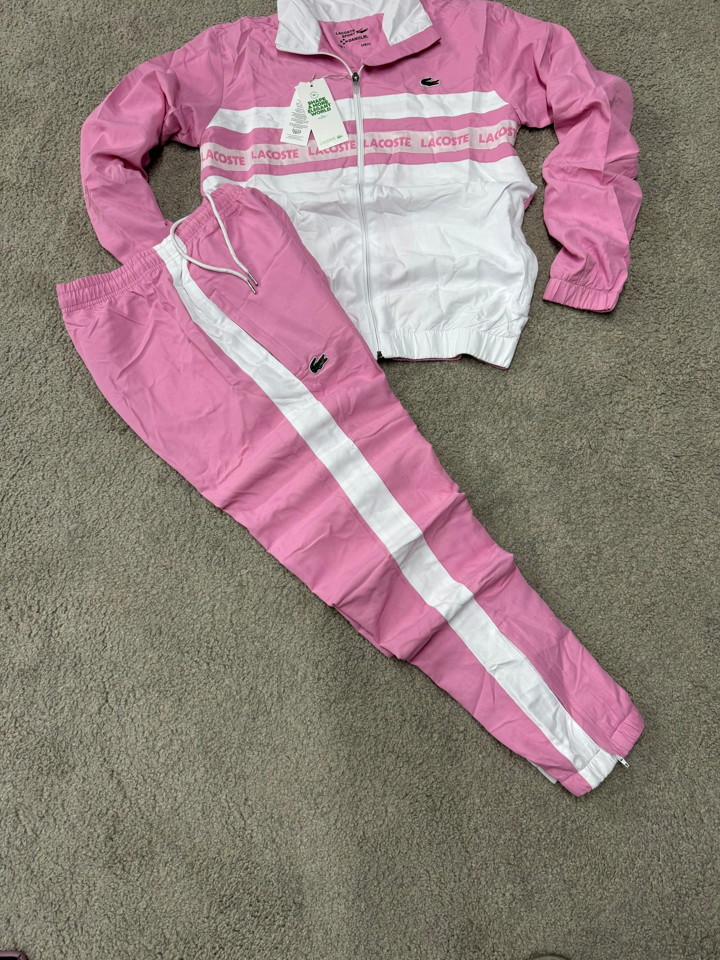 Chándal LaCoste rosa