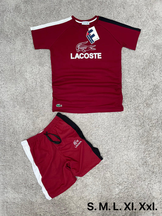 Conjunto verano Lacoste rojo