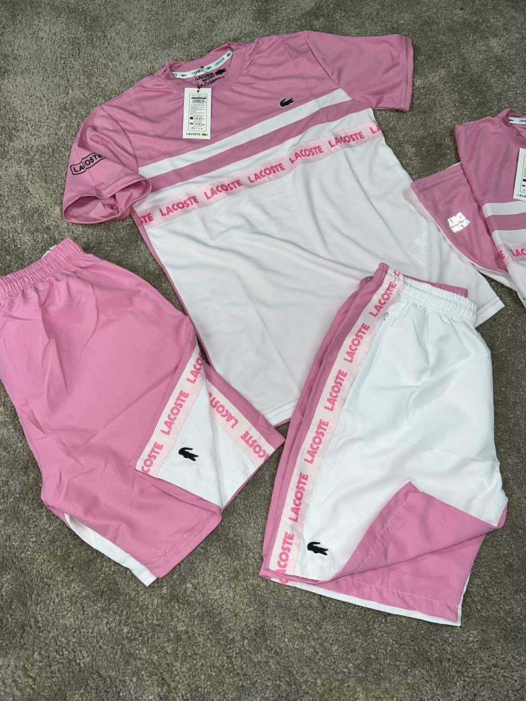 Conjunto verano Lacoste rosa
