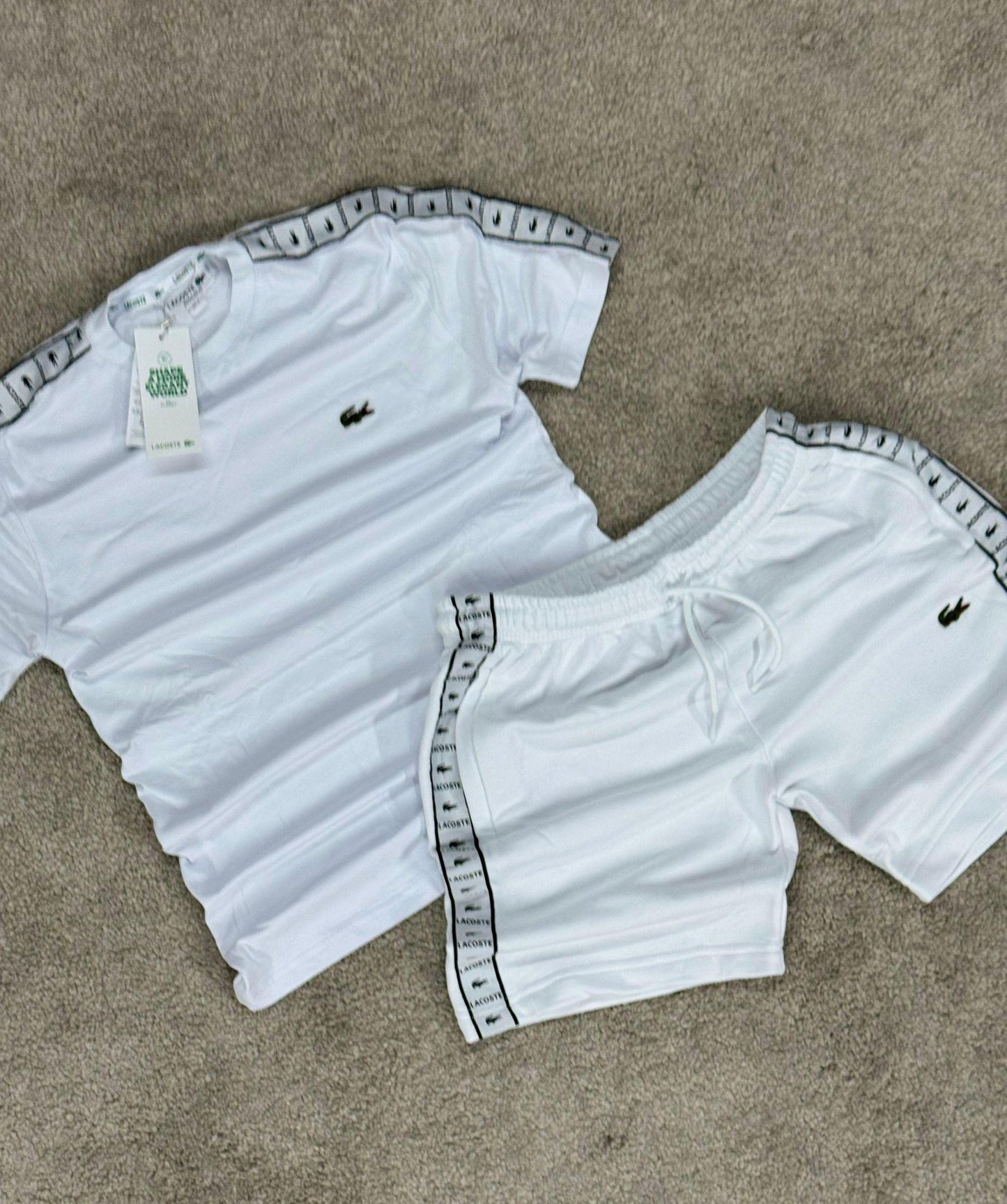 Conjunto verano Lacoste Blanco