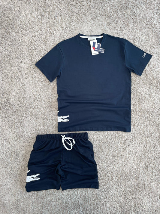 Conjunto verano Lacoste  NEGRO